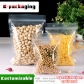 5 pcs Food Grade 3-side Seal 0.16mm Ziplock Mylar Bags Plastic Resealable Bags